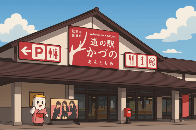 道の駅かづの あんとらあのイラスト