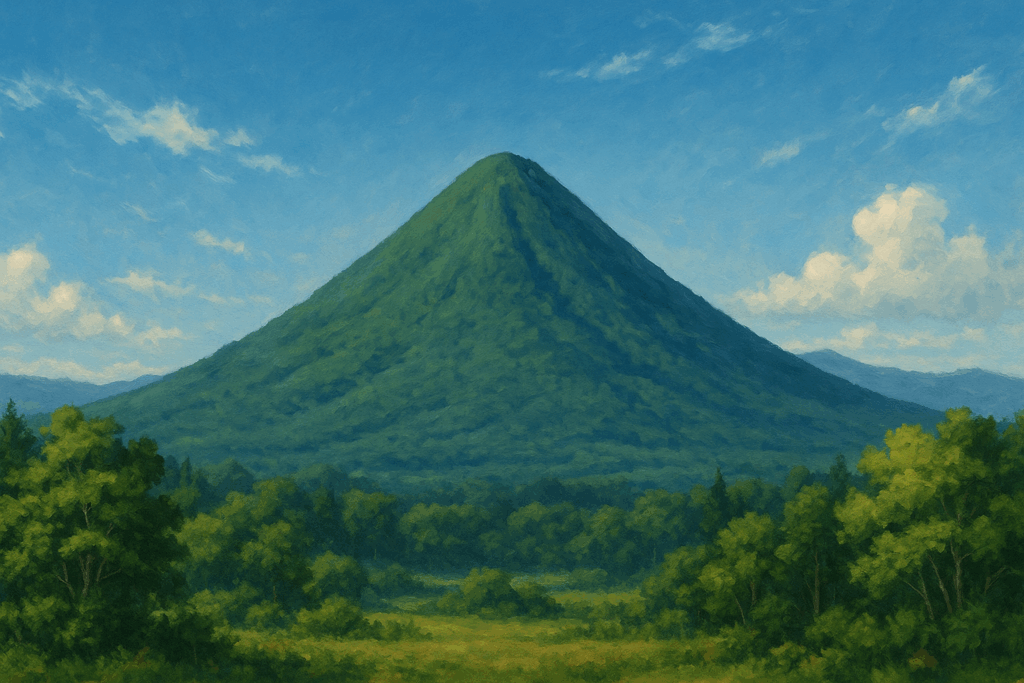 黒又山のイラスト