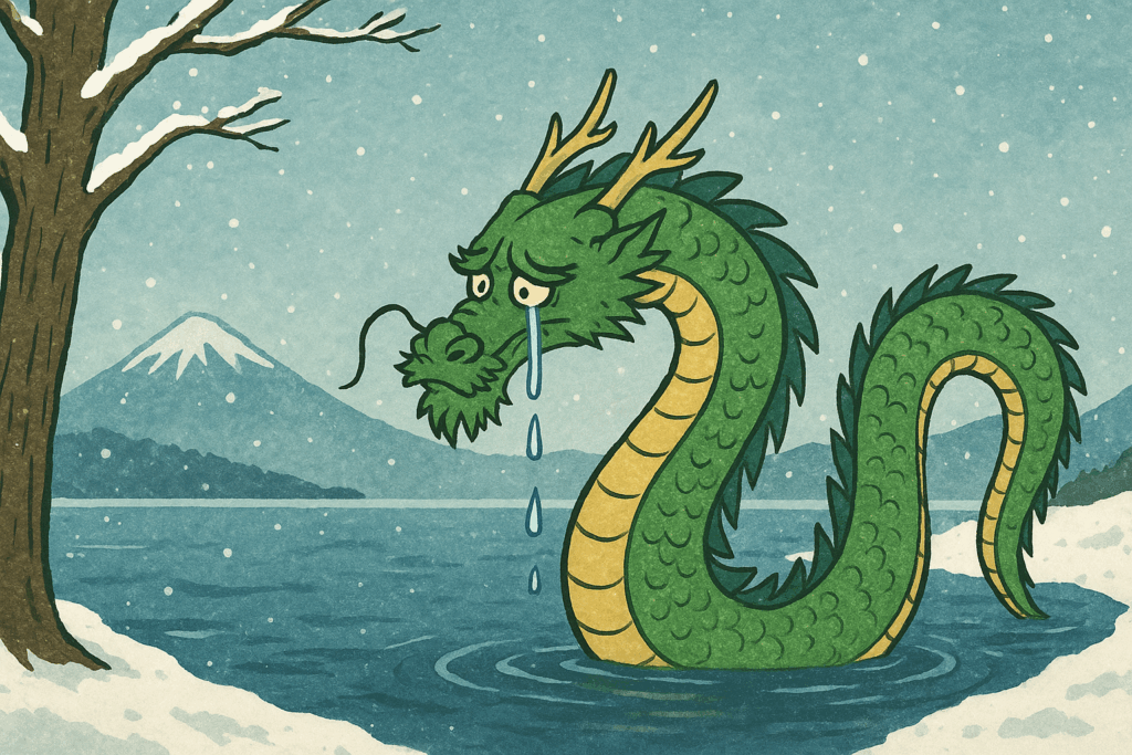 八郎太郎伝説のイラスト