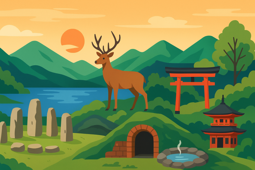 知られざる鹿角の魅力を再検討するイラスト